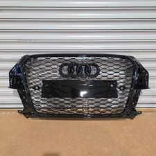 NEW Honeycomb Grill for Audi Q3 / SQ3 2012-2016 Prefacelift Grille Gloss Black