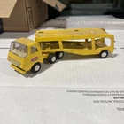 VINTAGE 1970s Tonka Yellow Car Carrier Semi Truck Pressed Steel Vehicle Hauler