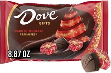 DOVE PROMISES Holiday Dark Chocolate Christmas Candy Stocking Stuffers Bag