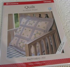 Husqvarna Viking #101 QUILT Kerstin Widell Original Design 1 & PC EXCELLENT