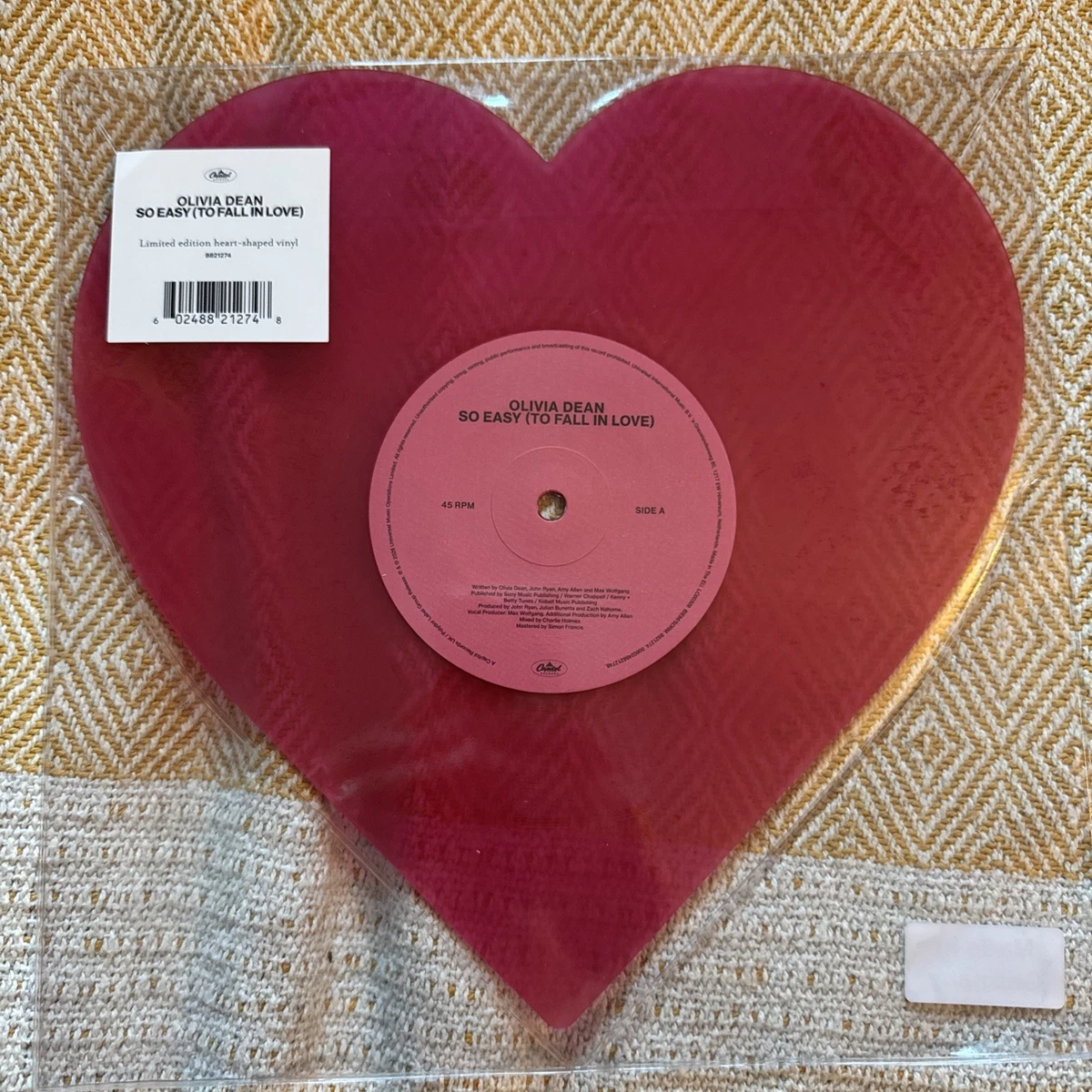 Heart Shaped Single Vinyl Records for sale | eBay