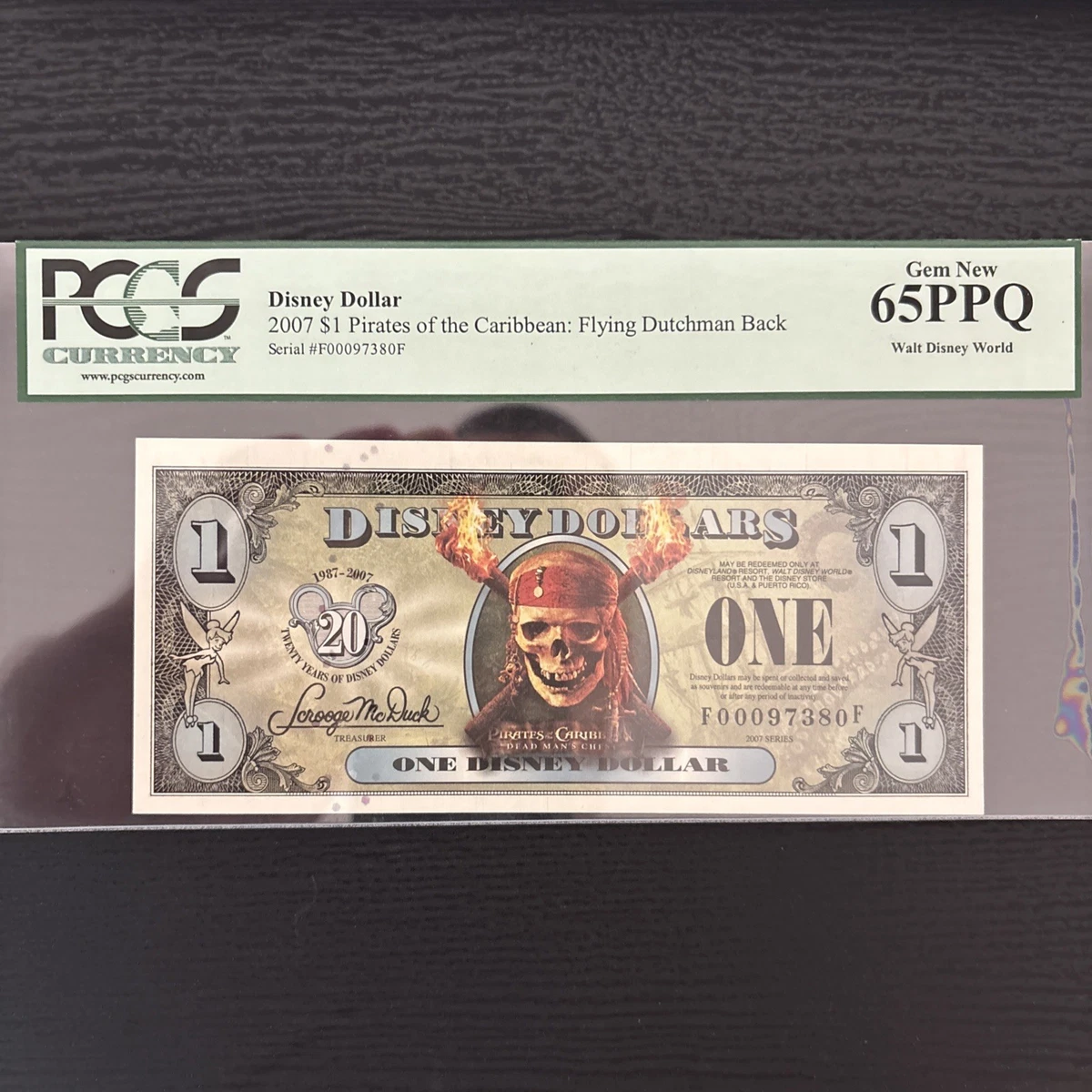 Pirates of the Caribbean Disney Dollars (1968-Now) for sale | eBay