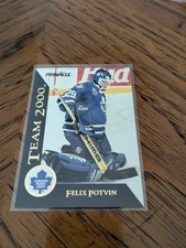 1992-93 Pinnacle #5 Felix Potvin Team 2000 MT