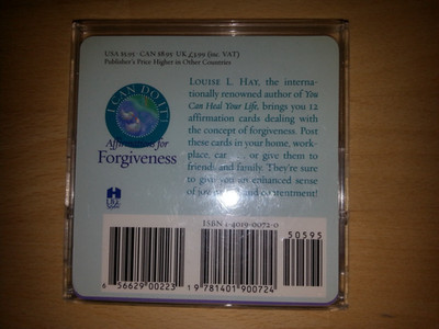 Louise L. Hay Affirmations for Forgiveness 12 Affirmationskarten Vergebung