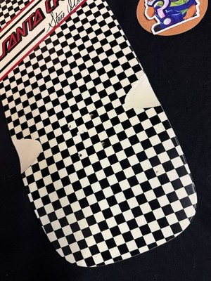 SUPER RARE Steve Olson 2009 Santa Cruz Checkered Shaped Skateboard