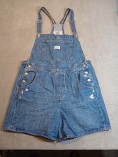 Levi's Women's Large Two Horse Brand Denim Overalls Vintage Style