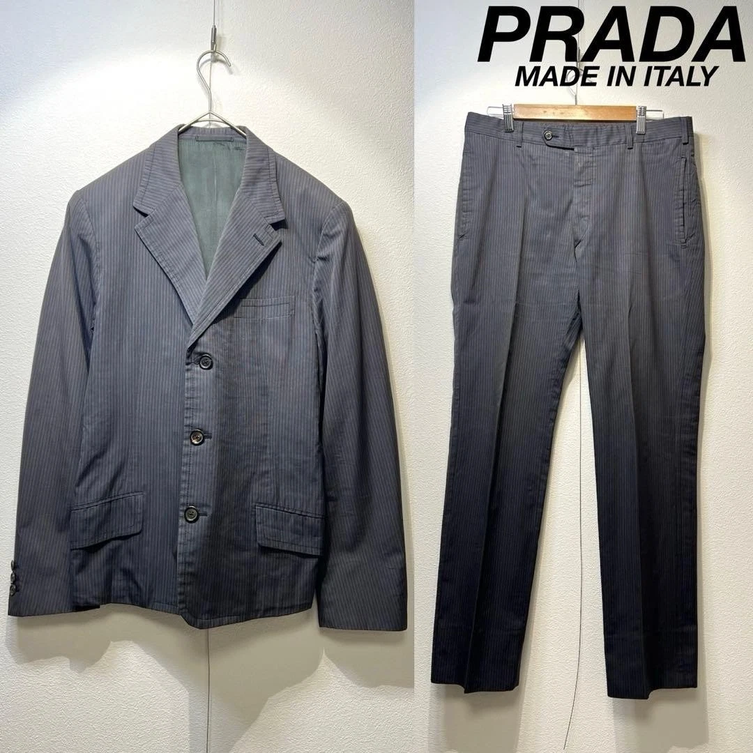 PRADA Wool Striped Suits & Blazers for Men for sale | eBay