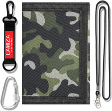 Kids Wallet for Boys Girls Teens Trifold, Canvas Toddler Wallet for Boys, Cute Z