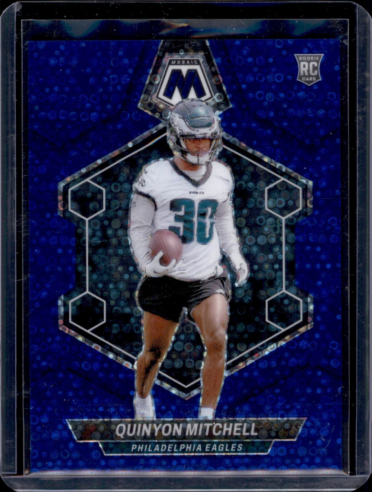 2024 Mosaic Quinyon Mitchell #322 No Huddle Blue /75