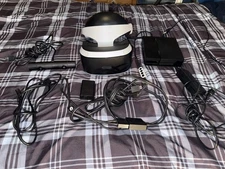 Sony PlayStation VR Headset Lot.  NO  Controllers POWERS ON