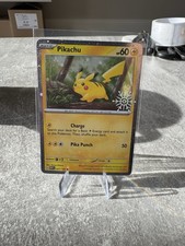 Pikachu 025/165 Festive Stamped Promo Holiday Calendar 2025 Snowflake - MINT