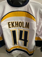 Mattias Ekholm Signed Custom Hockey Jersey (JSA Authenticated)