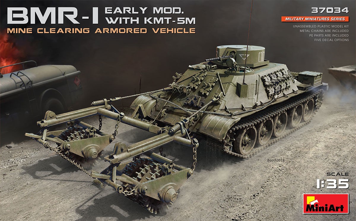 Miniart 37034 - 1:35 BMR-1 Early Mod.with KMT-5M
