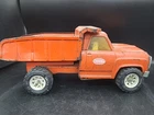 Vintage Pressed Steel Tonka Orange Dump Truck 1970's. MG