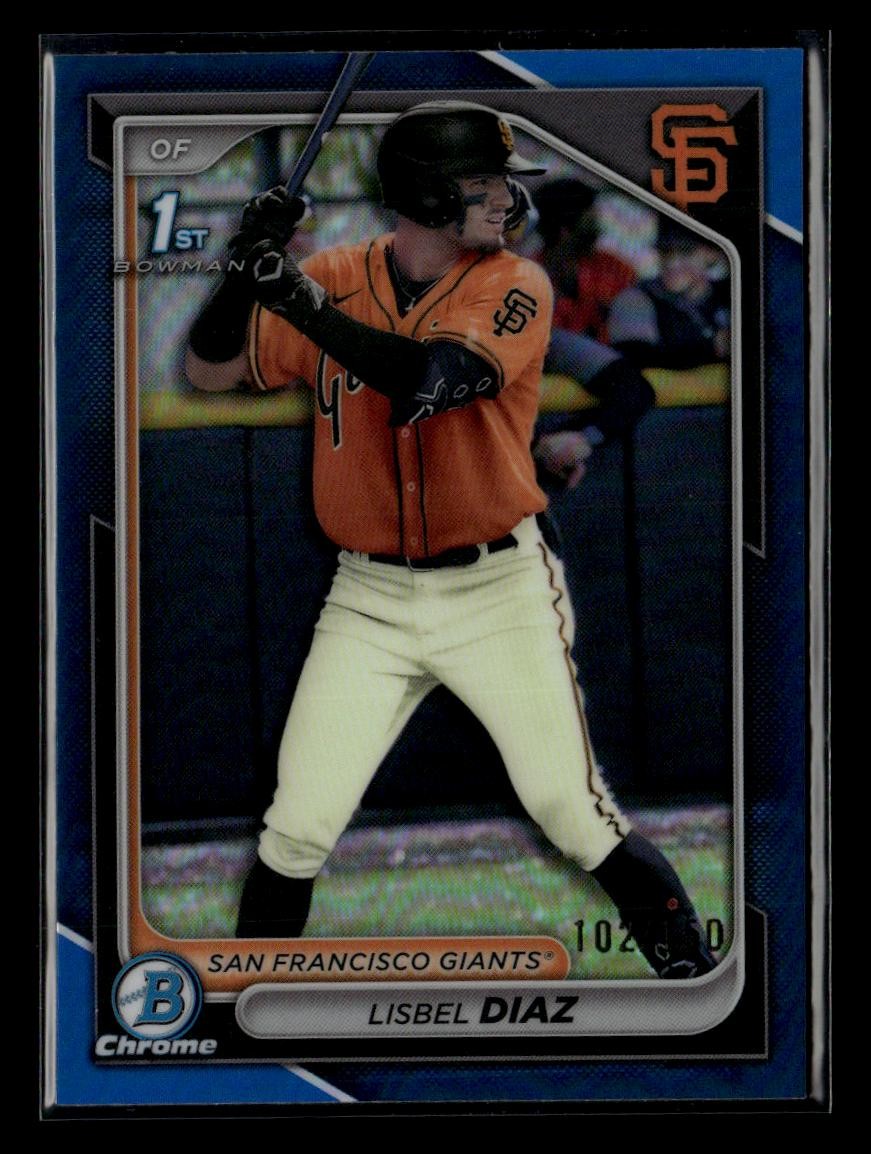 2024 Bowman Chrome #BCP-194 Lisbel Diaz Prospects Blue Refractors #/150