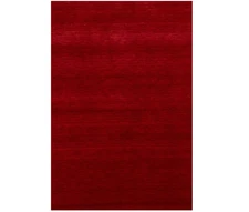 Solid red Modern Design 2x3 Indo-Gabbeh Oriental Rug Home Decor