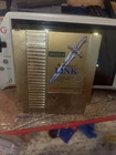 The Legend of Zelda 2 II - The Adventure of Link (NES) Gold Tested Free Shipping