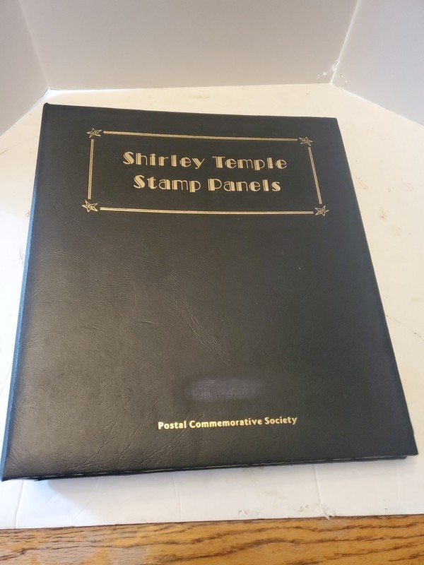 Rare PCS Shirley Temple Stamp Panels Book Album Movie Star  88 "Stamps" 25 Pages