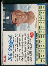 1962 Post Cereal #13 Bill Stafford (Hand Cut)