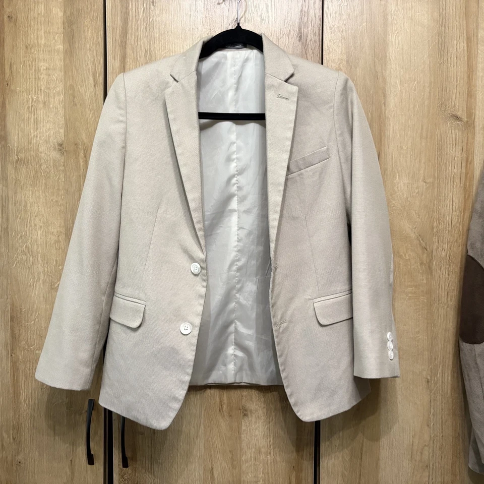 Для мальчиков желтовато-коричневый блейзер спортивное пальто размер 14 - Изображение 4 из 4