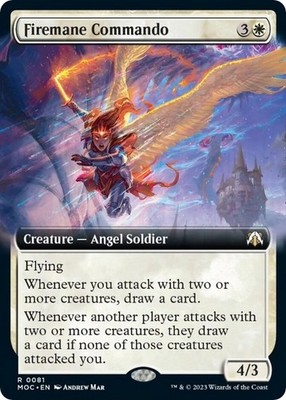 Firemane Commando (Extended Art) #81 *Foil* (LP) MOC MTG