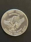 Silver Eagle Round 1 Troy Oz  .999  Fine Silver Trade Unit 31.1g Ships Free