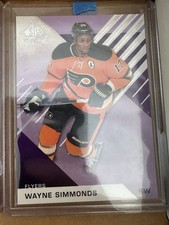 Wayne Simmonds Game Used Lot UD Exclusive and Trilogy