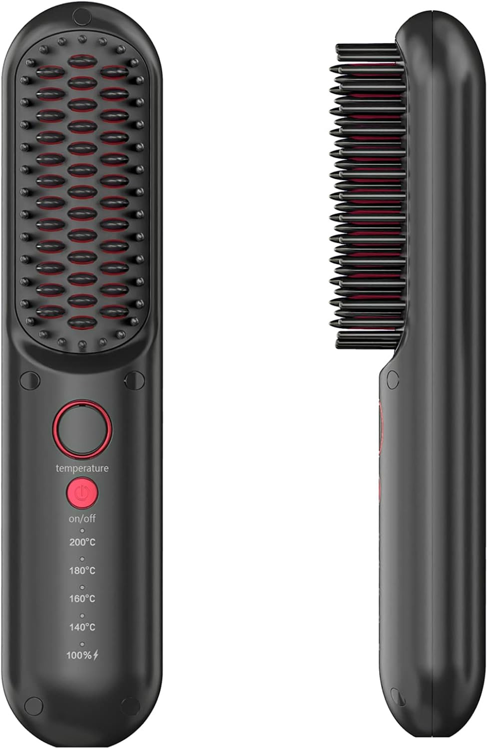 Mini Spazzola Capelli Lisciante USB - Liscio Istantaneo Senza Stress