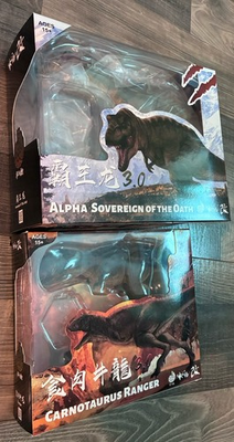 #ad Nanmu Tyrannosaurus Rex Alpha Sovereign of The Oath and Carnotaurus Ranger $500.00