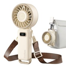 Diveblues Handheld Fan Portable Turbo Fan with 7.6cm Large Head 100 Stepless
