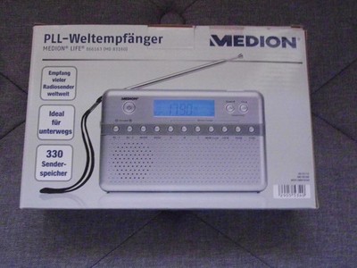 Medion Radio PLL-Weltempfänger Maße: B 17,9cm x H 11,5cm x T 4cm