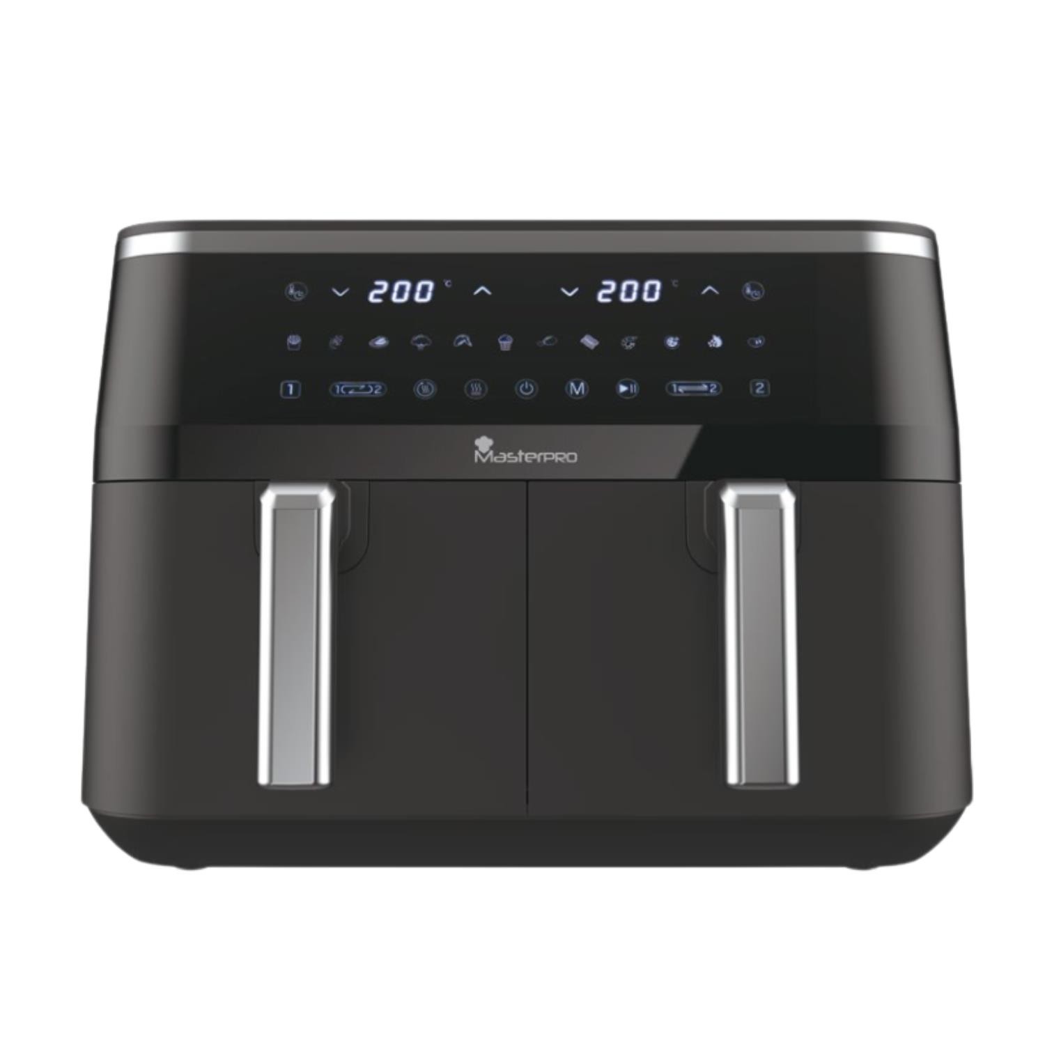 Bergner MasterPRO Digital 9L 3100 W Dual Air Fryer Black