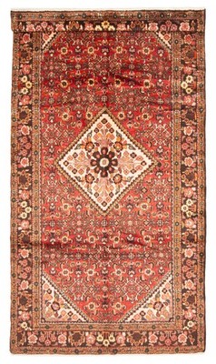 Vintage Traditional Hand-Knotted Area Rug 4'9'' x 9'6'' Oriental Wool Carpet