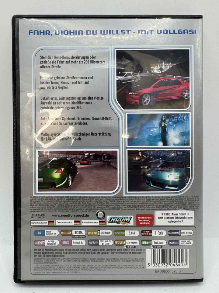 Need for Speed Underground 2 OVP PC Game Classics 1 CD - Bild 3 von 4