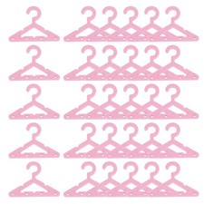 30 Pezzi Appendiabiti Porta Orecchini, Mini Appendiabiti Acrilico Piccolo, Rosa