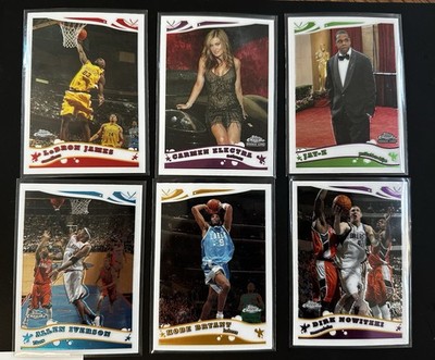 2005-06 Topps Chrome Basketball Complete Set Kobe LeBron Paul Jay