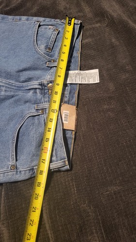 Jeans uomo Carhartt denim blu taglia 36x28 B17 STW vestibilità rilassata. Leggi Descrizione 1T - Foto 10 di 12