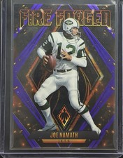 Panini 2022 Phoenix Fire Forged Joe Namath FF-4 Purple /125 New York Jets NFL