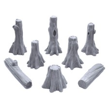 Swamp Tree Trunks & Logs - DND Terrain - Tabletop RPG Scenery and Wargame Ter...