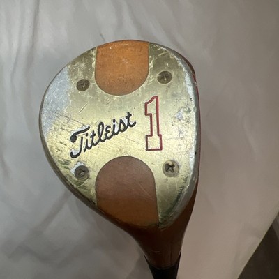 Titleist Golf W5451 PERSIMMON DRIVER Tour Model Right Handed Steel Dynamic