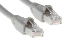 CAT6A Câble Ethernet, sans ardeur, 10', gris - Garantie à vie