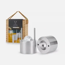 NEW Viski Aluminum Cocktail Ice Ball Maker 55mm
