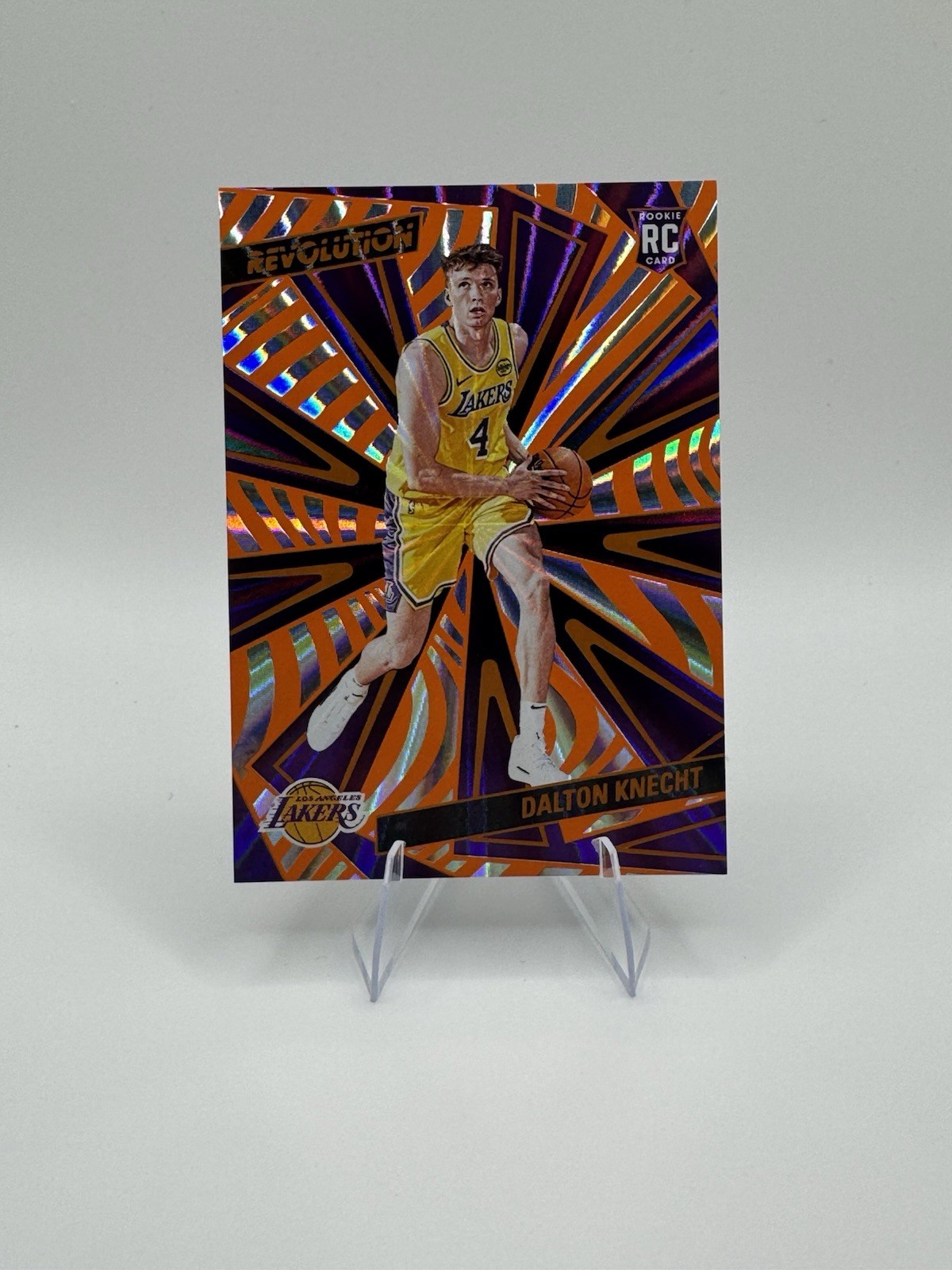 2024-25 Panini Revolution - Rookies Dalton Knecht #109 Sunburst /75 (RC) gem!