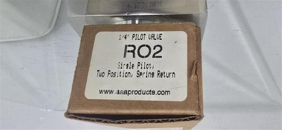 AAA Products RO2 1/4'' Pilot Valve 2 Position, Spring Return    -35
