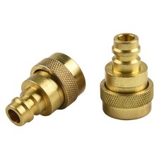 2 St&uuml;ck Messing f&uuml;r R134A f&uuml;r R1234YF Klimaanlage Kr&uuml;mmer Adapter Hoch Niede