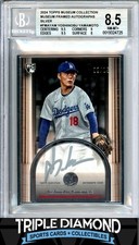 2024 Topps Museum Yoshinobu Yamamoto Rookie Auto Silver #02/15 BGS 8.5 B129