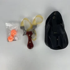 Pro Stainless Steel Hunting Slingshot Set w/ Case – Outdoor Sport