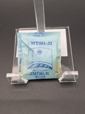 G-S Watch Crystal CMT361-31 Bulova Senator ''F'' 26.0X23.0