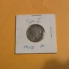 Buffalo Nickel TYPE II ~~ 1913 P ~~  Great Investment!!