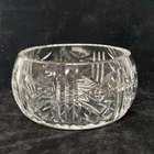 Vintage Waterford Brilliant Cut Crystal Bowl Serving Fruit Salad Nuts Candy D5